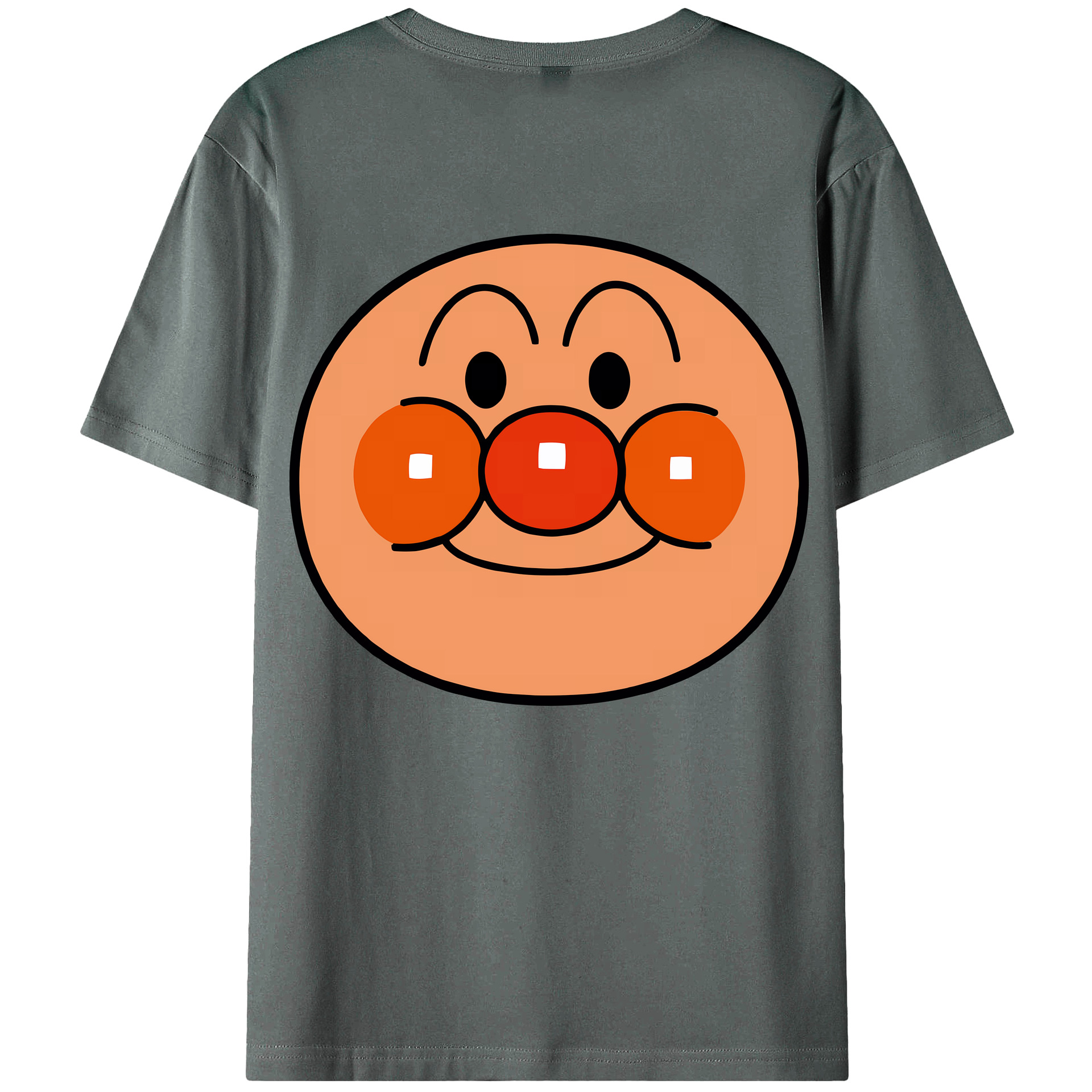 （画像用） アンパンマン Anpanman 綿100％ メンズ半袖Tシャツ（バックプリント） 通気性